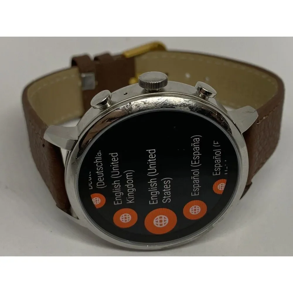 Fossil Gen 4 Authentic Digital Dial Smart Watch Custom Band FTW6017 BA203
